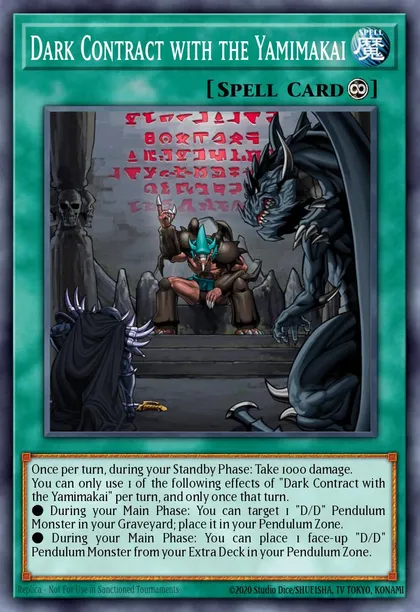 Dark Contract with the Yamimakai