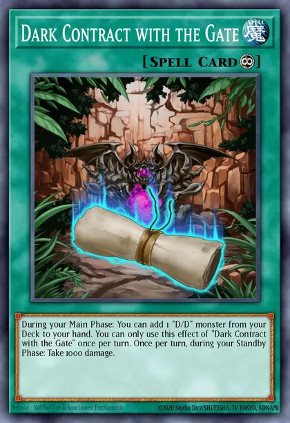 Dark Contract with the Gate
