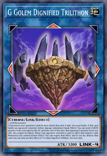G Golem Dignified Trilithon