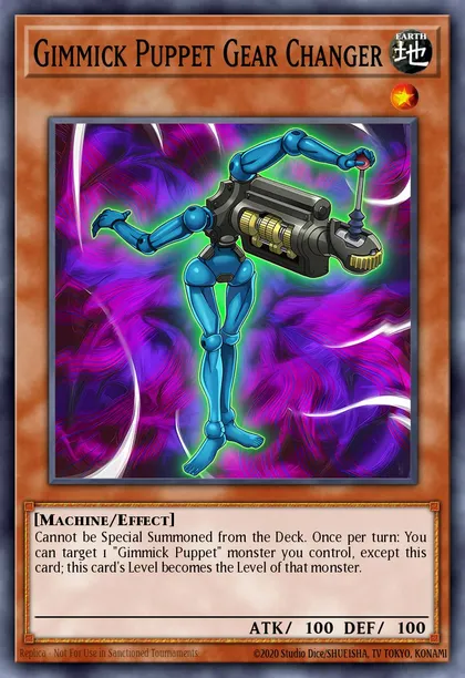 Gimmick Puppet Gear Changer