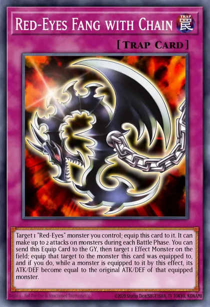 Red-Eyes Fang with Chain