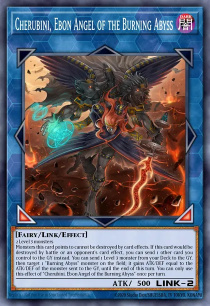 Cherubini, Ebon Angel of the Burning Abyss