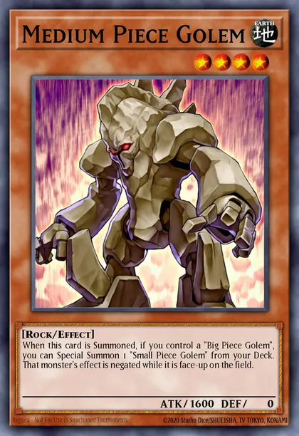 Medium Piece Golem