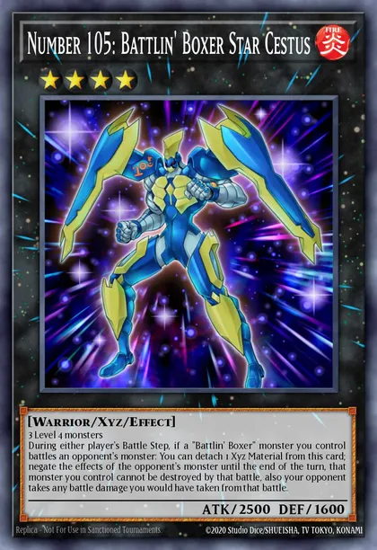 Number 105: Battlin' Boxer Star Cestus