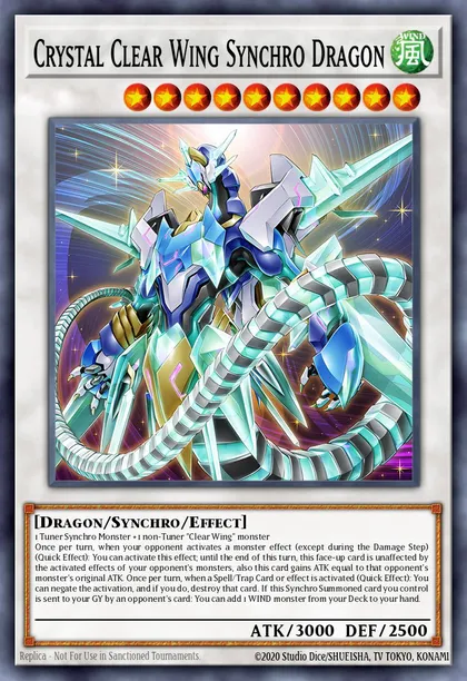 Crystal Clear Wing Synchro Dragon