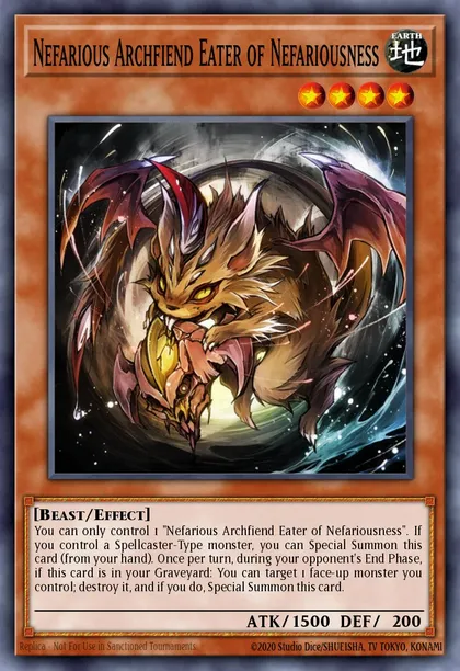 Nefarious Archfiend Eater of Nefariousness