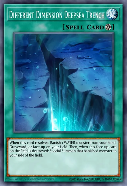 Different Dimension Deepsea Trench