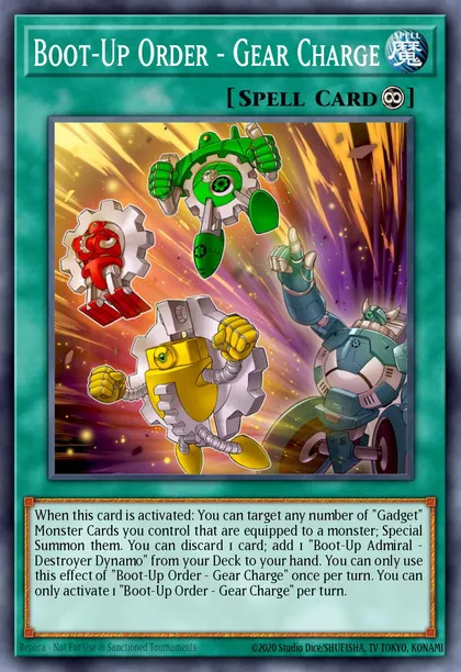 Boot-Up Order - Gear Charge