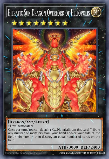 Hieratic Sun Dragon Overlord of Heliopolis