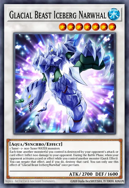Glacial Beast Iceberg Narwhal