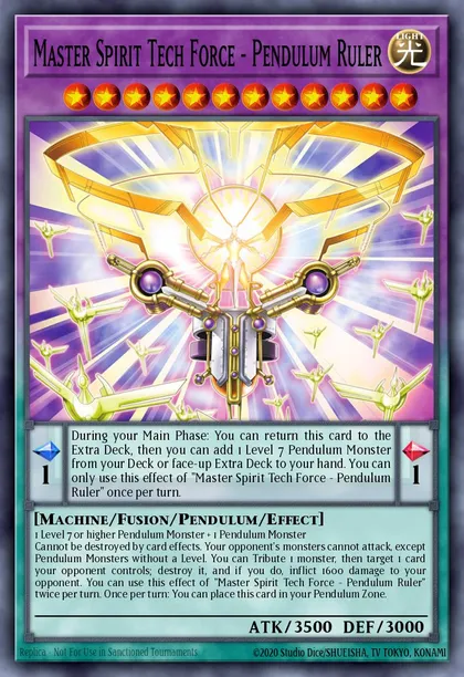 Master Spirit Tech Force - Pendulum Ruler