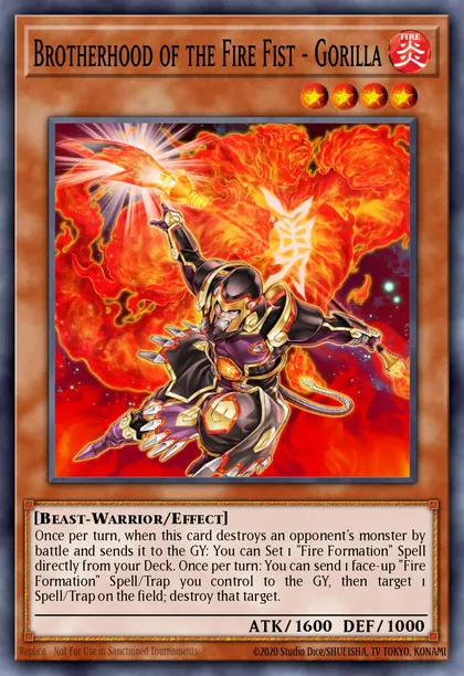 Brotherhood of the Fire Fist - Gorilla