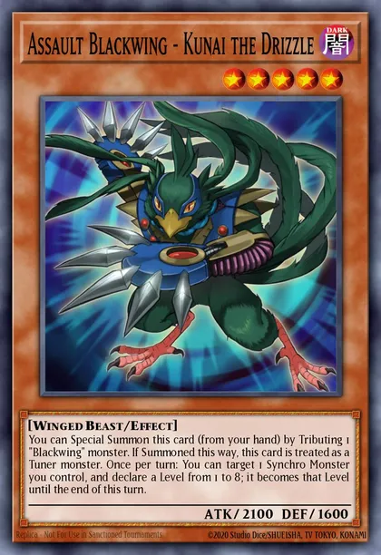 Assault Blackwing - Kunai the Drizzle