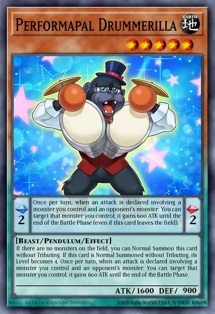Performapal Drummerilla