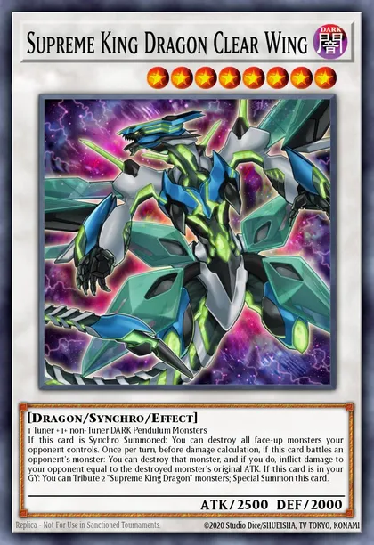 Supreme King Dragon Clear Wing
