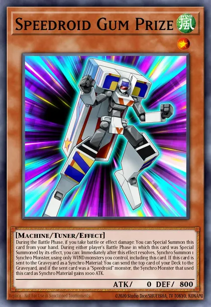 Speedroid Gum Prize