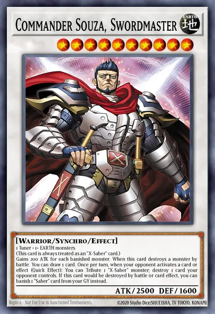 Commander Souza, Swordmaster