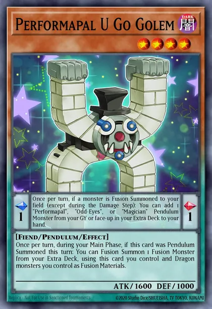 Performapal U Go Golem