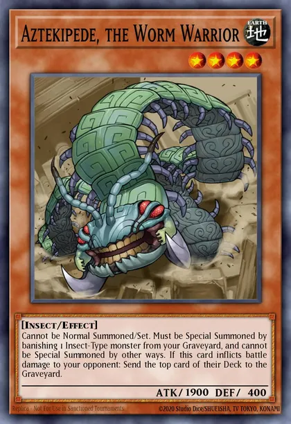 Aztekipede, the Worm Warrior