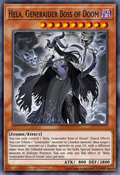 Hela, Generaider Boss of Doom