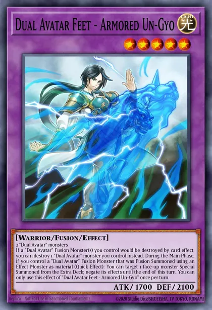 Dual Avatar Feet - Armored Un-Gyo