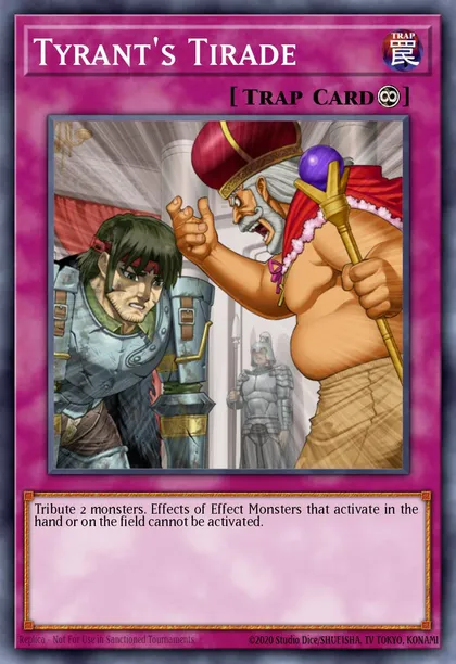 Tyrant's Tirade
