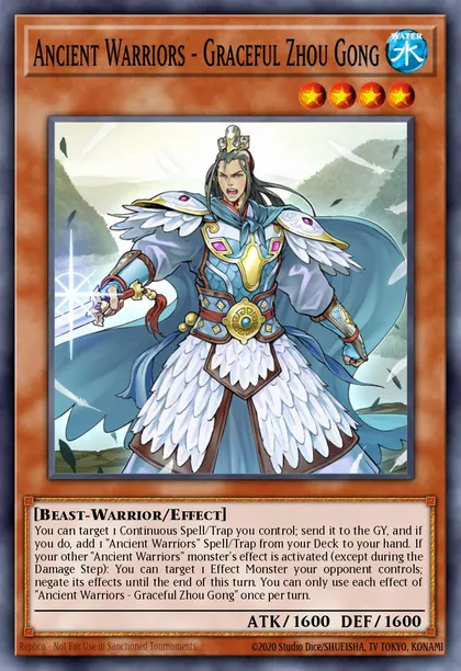 Ancient Warriors - Graceful Zhou Gong