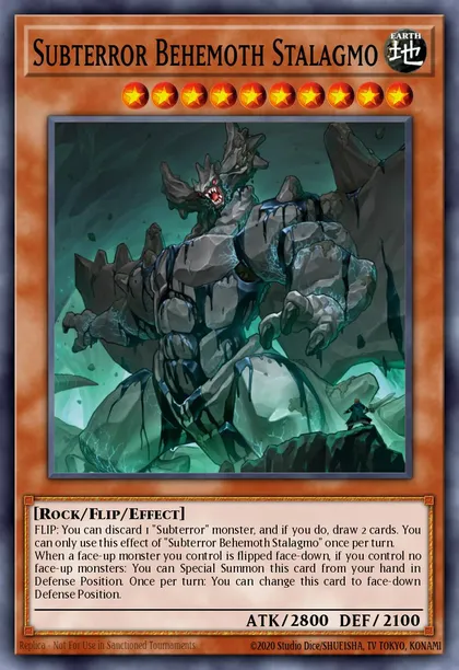 Subterror Behemoth Stalagmo