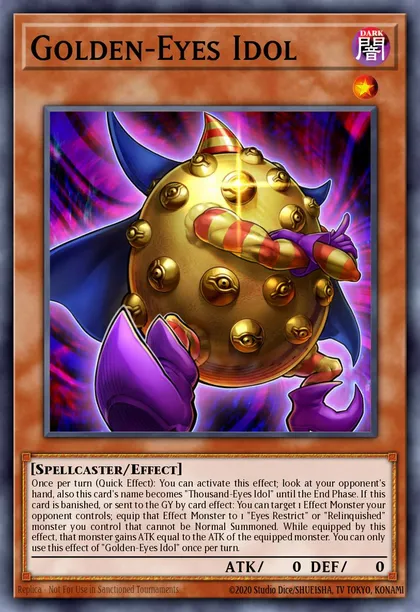 Golden-Eyes Idol