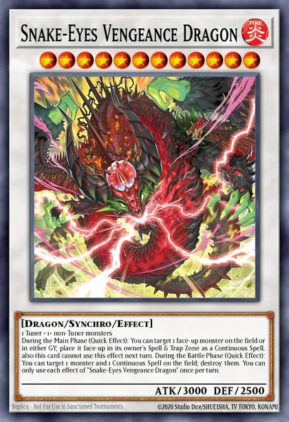 Snake-Eyes Vengeance Dragon