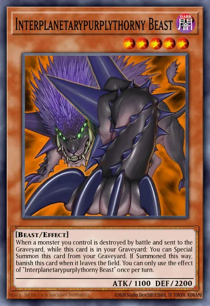 Interplanetarypurplythorny Beast