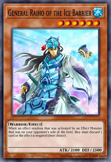 General Raiho of the Ice Barrier