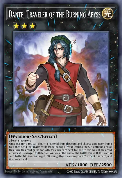 Dante, Traveler of the Burning Abyss
