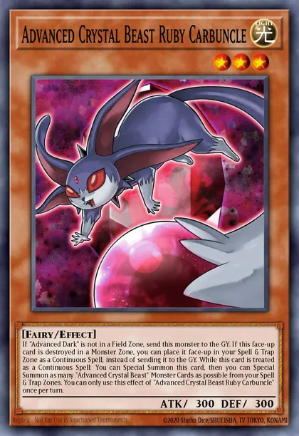 Advanced Crystal Beast Ruby Carbuncle