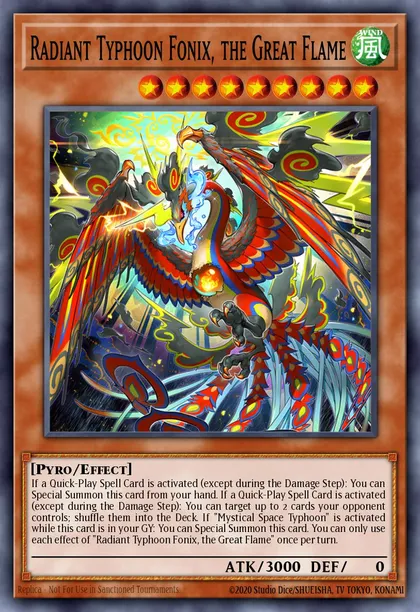 Radiant Typhoon Fonix, the Great Flame