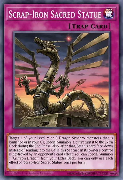 Scrap-Iron Sacred Statue