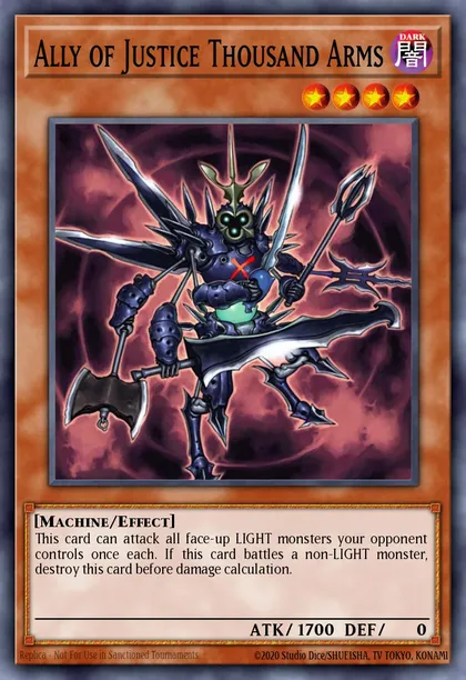 Ally of Justice Thousand Arms
