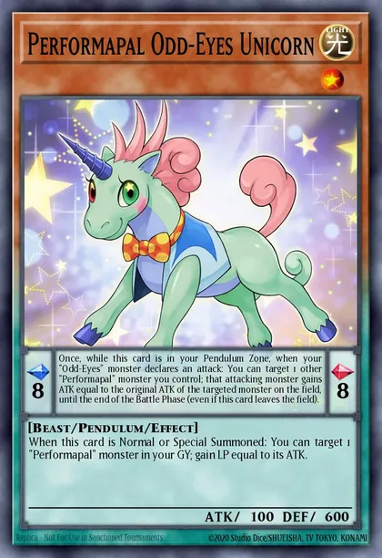 Performapal Odd-Eyes Unicorn