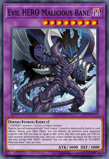 Evil HERO Malicious Bane