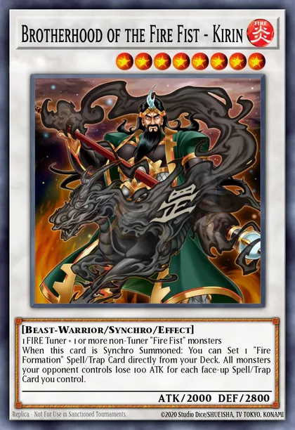 Brotherhood of the Fire Fist - Kirin