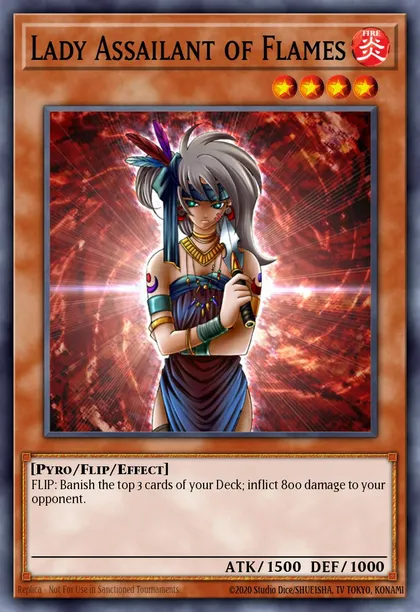 Lady Assailant of Flames