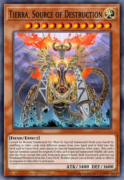 Tierra, Source of Destruction