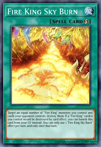 Fire King Sky Burn