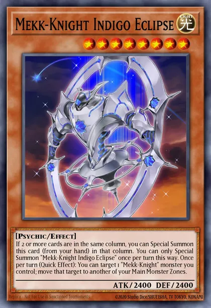 Mekk-Knight Indigo Eclipse
