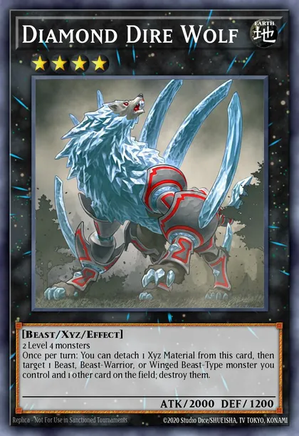 Diamond Dire Wolf