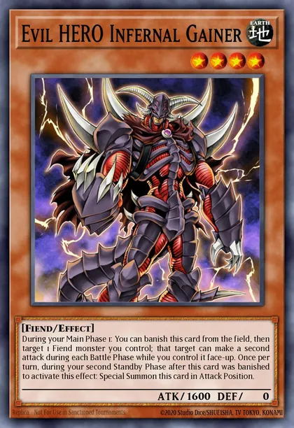 Evil HERO Infernal Gainer