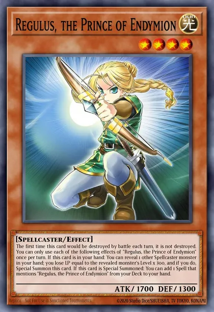 Regulus, the Prince of Endymion