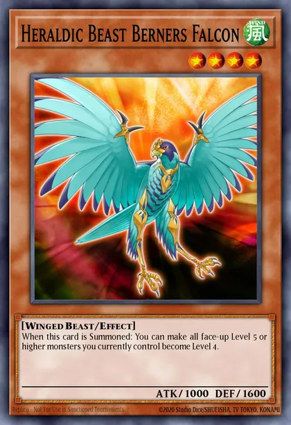 Heraldic Beast Berners Falcon