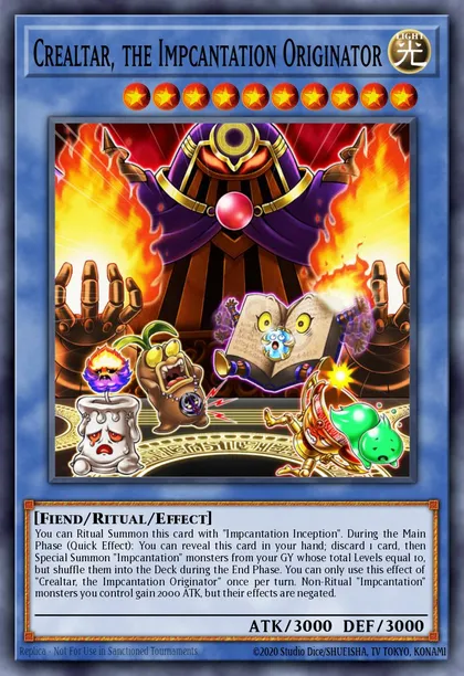 Crealtar, the Impcantation Originator