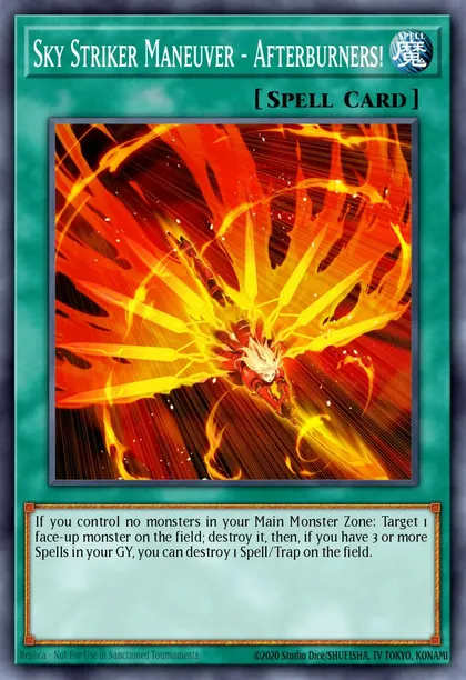 Sky Striker Maneuver - Afterburners!